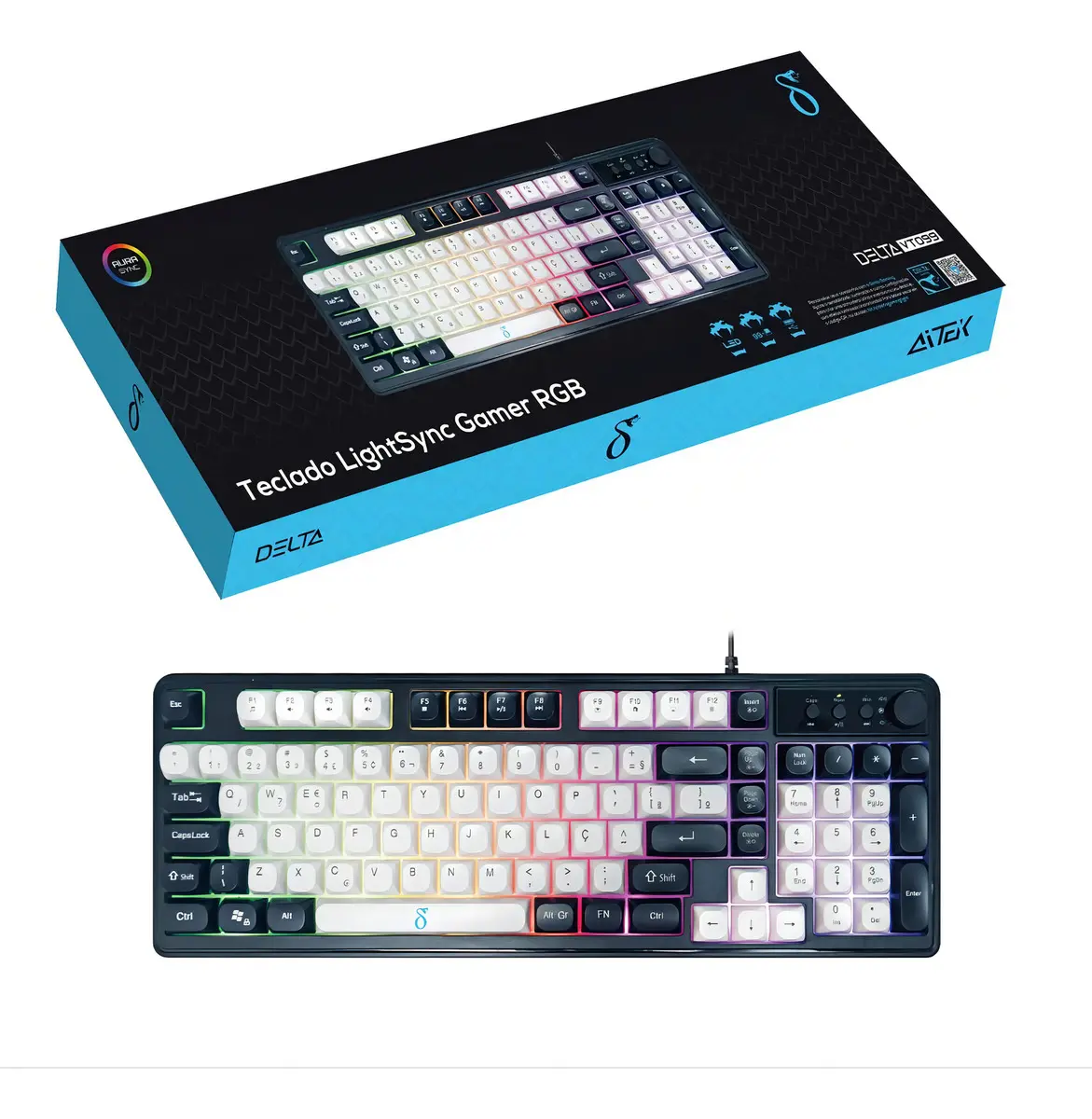 Teclado Mecânico RGB