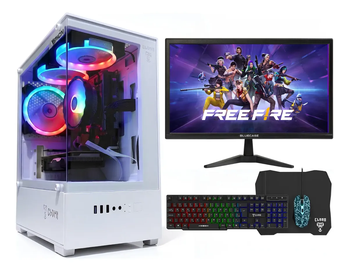 Pc Gamer Completo I5 3.7ghz 16gb Ssd 256gb Monitor 19