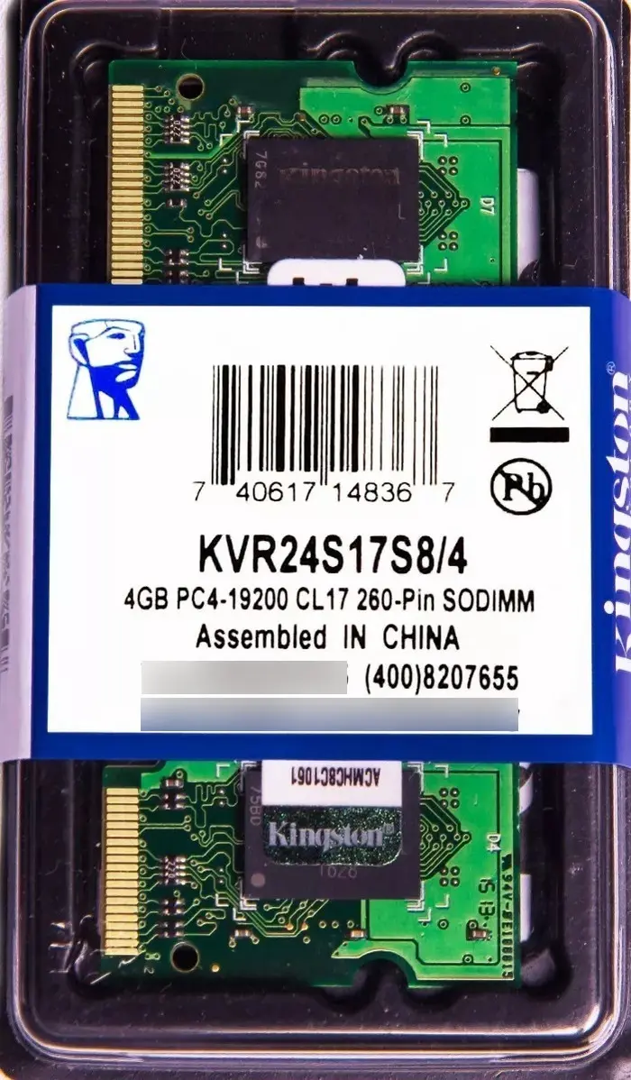 MEMORIA NOTEBOOK DDR4 4GB/2666 KINGSTON
