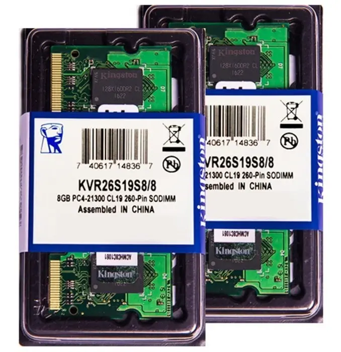 MEMORIA NOTEBOOK DDR4 8GB/2666 KINGSTON